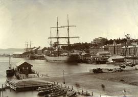 Ships docked at New Wharf, Hobart