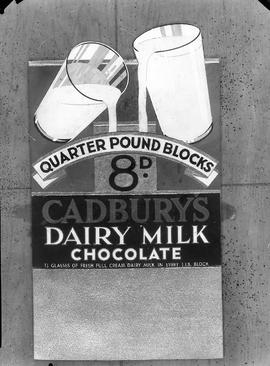Advertisement for Cadbury's Dairy Milk Chocolate