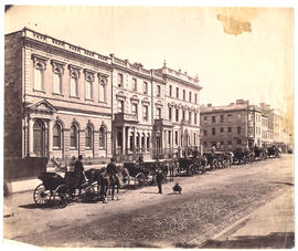 Murray Street with horse drawn carriages