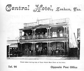 View of the Central Hotel, Zeehan, Tasmania