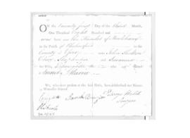 Birth certificate : Anna Maria Tilney