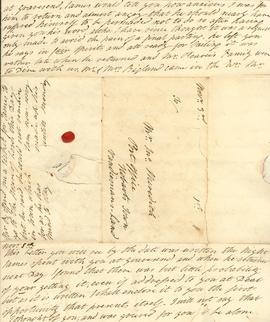 2 Nov 1820 - Ann Johnston to cousin John Meredith