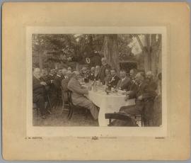 Antarctic Expedition, Carsten E. Borchgreevink:  luncheon at Salmon Ponds
