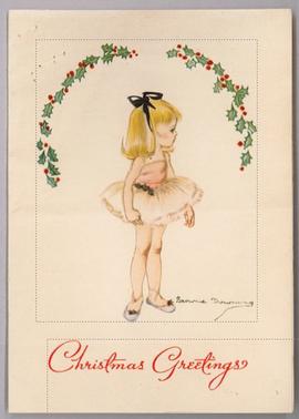 Christmas card- 13 December 1960