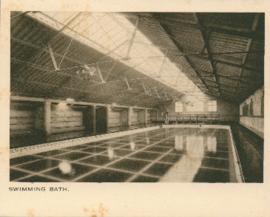 Photograph of the swimming bath at Ackworth School