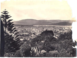 View from Mr. Robert's garden, West Hobart