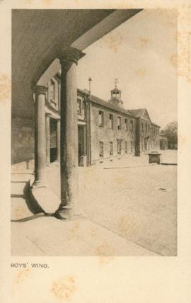 Photograph of the boys' wing at Ackworth School