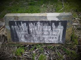 Photograph of headstone