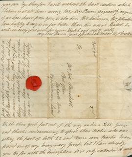 3 Dec 1820 - Ann Johnston to cousin John Meredith