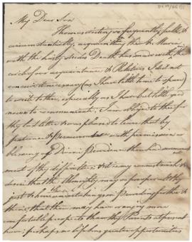 Letter : Thomas Cotton to son, Francis Cotton, 1831