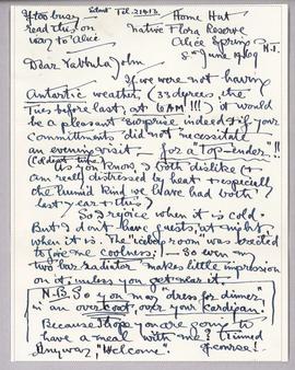 Letter - 8 June 1969