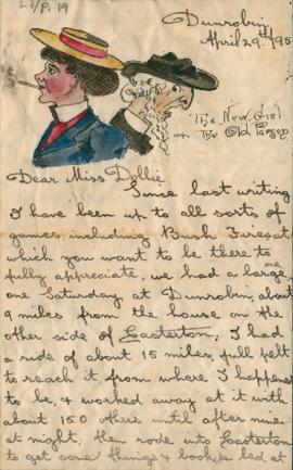 Letter from Matt Seal: April 29 1895