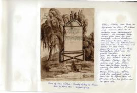 John Walker's gravestone and biography