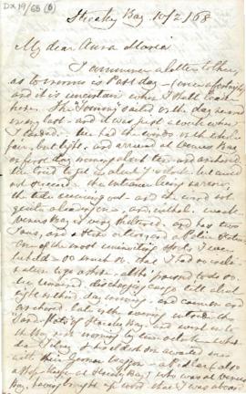 Letter Francis Cotton to Anna Maria Cotton 10th Feb 1868