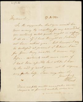 Letter:  27 October 1842