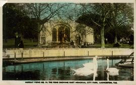 Postcard of Hart Memorial, Launceston