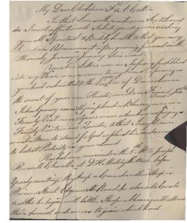 Letter :  Thomas Cotton to son, Francis Cotton