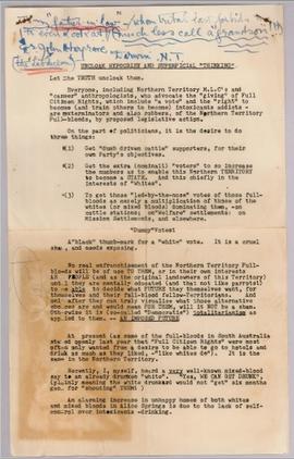 Letter - 8  April 1960