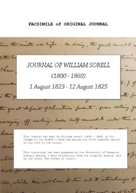 William Sorell : Journal