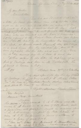 Letter Francis to Thomas Cotton
