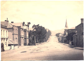 Photograph of Davey Street, Hobart, looking west