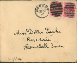 Letter from Matt Seal: December 21 1893