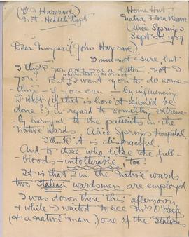 Letter - 2 September 1959
