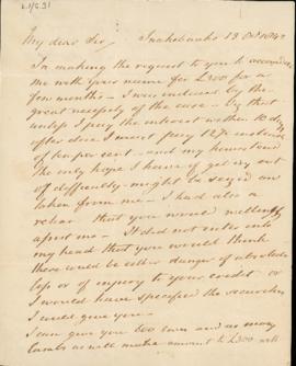Letter:  13 October 1842