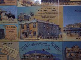 View of Montagu Hotel, Bowes street Queenstown Tasmania