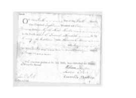 Birth Certificate : Francis Cotton