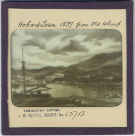 Hobart Town, Van Diemen's Land, from Old Wharf in 1839