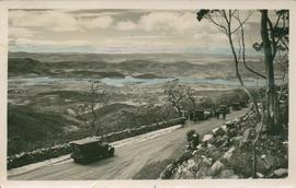 Postcard of view from Mount Wellington