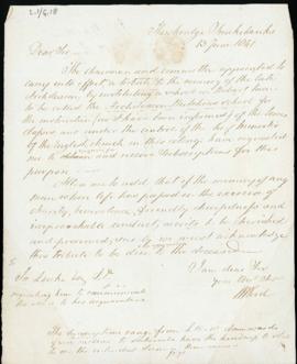 Letter: 13 June 1841