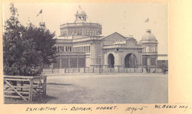Photograph of the exhibition building  taken by W.L. Beale