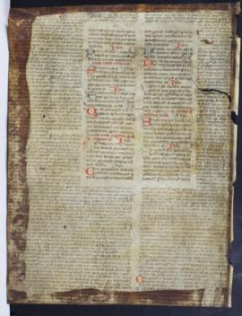 Verso-Codex lustinianus leaf